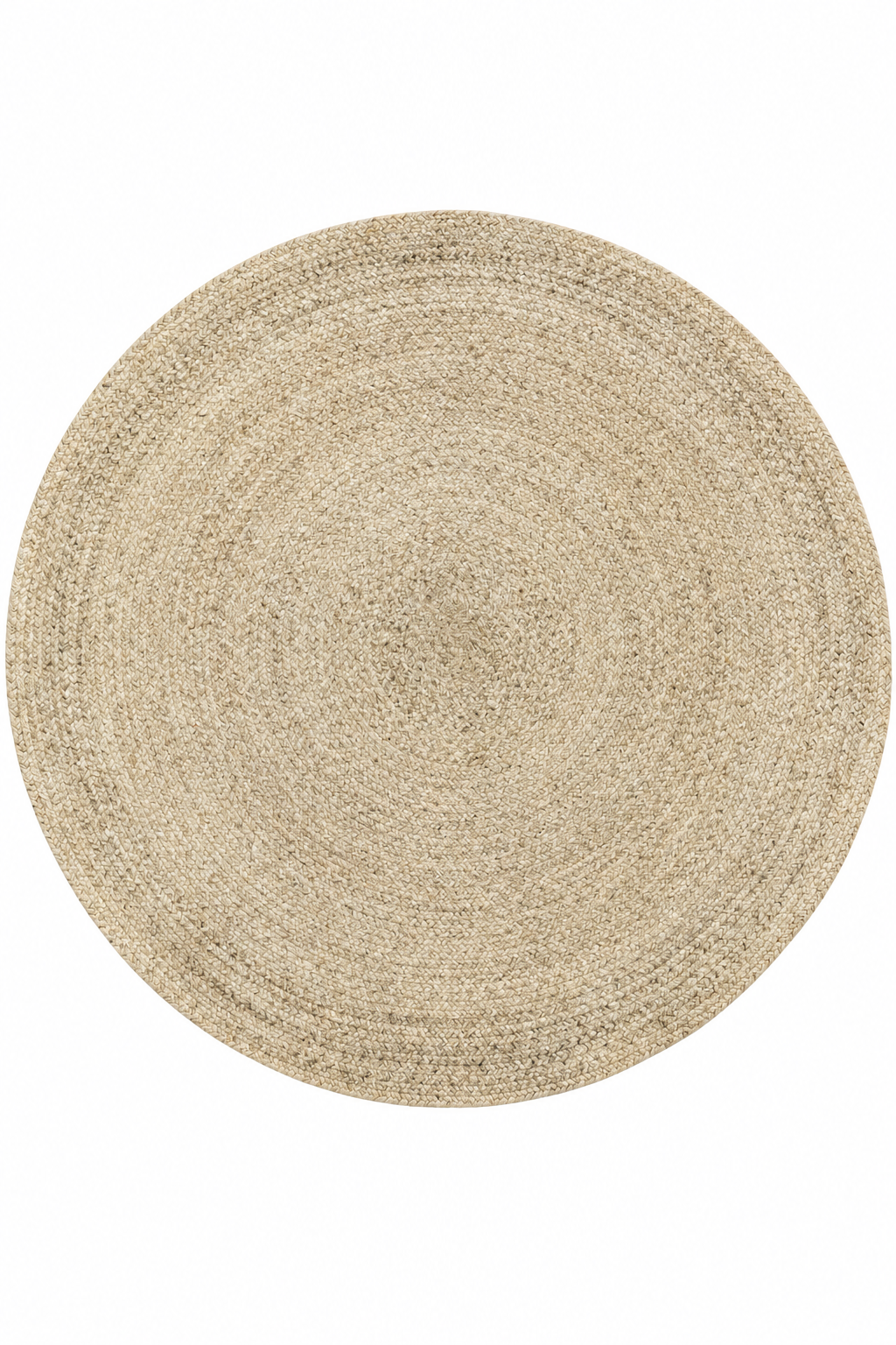 Round Braided Rug - Wheat
