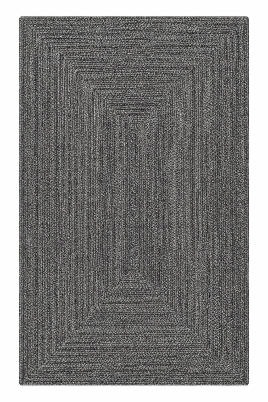 Braided Wool Large Rug - Midnight
