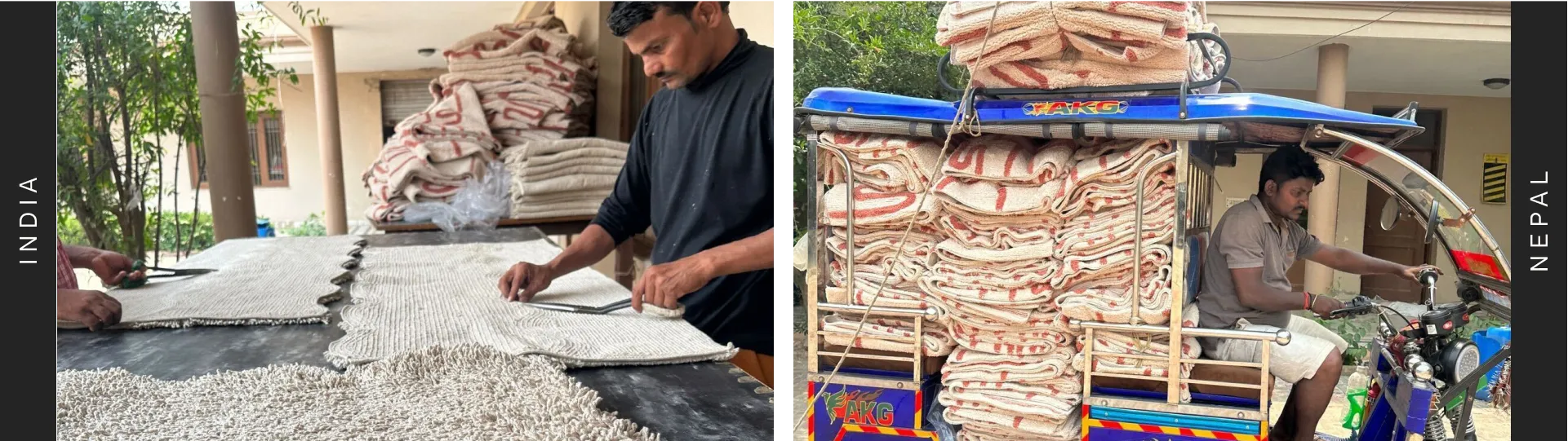 Worker at the loom