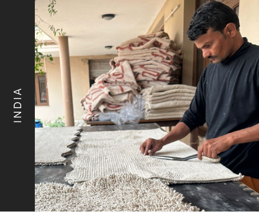 Worker at the loom