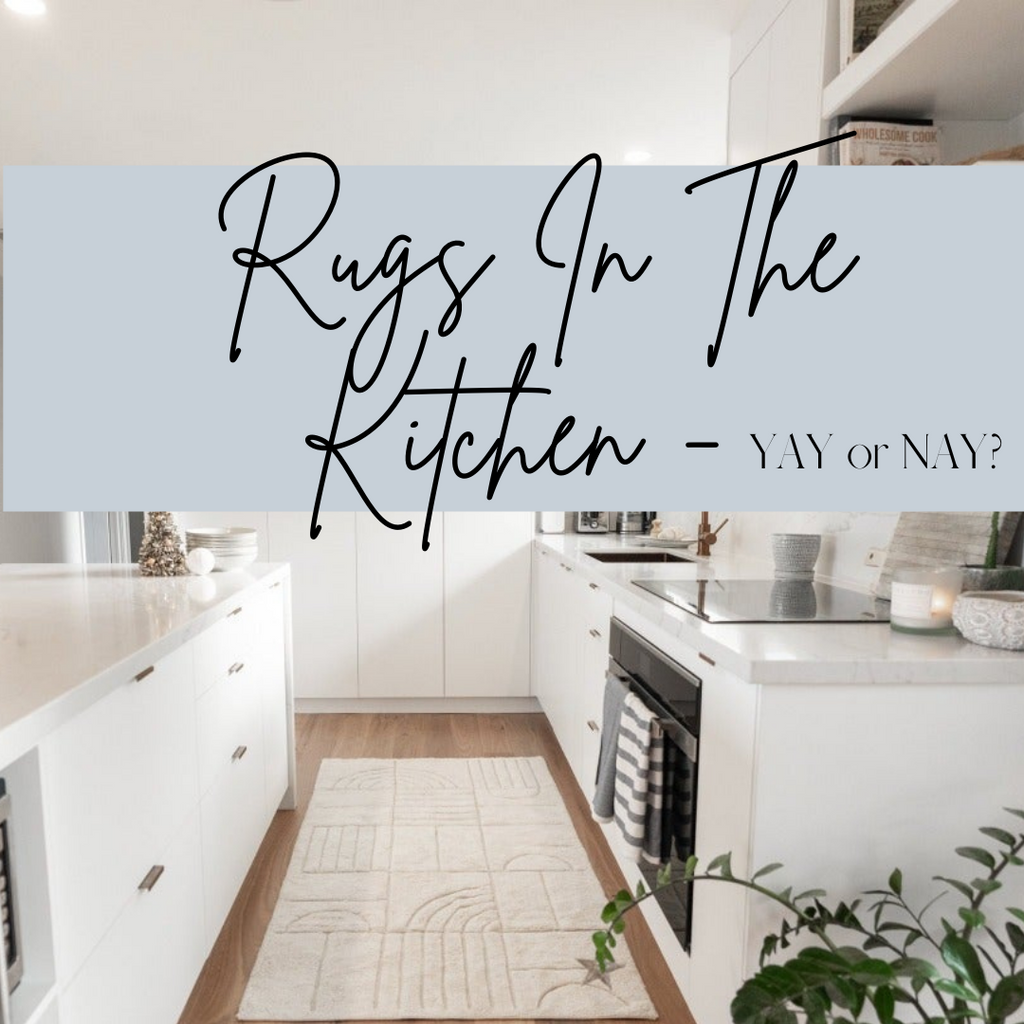 What Do You Think About Rugs In The Kitchen? YAY or NAY? Oh Happy Home