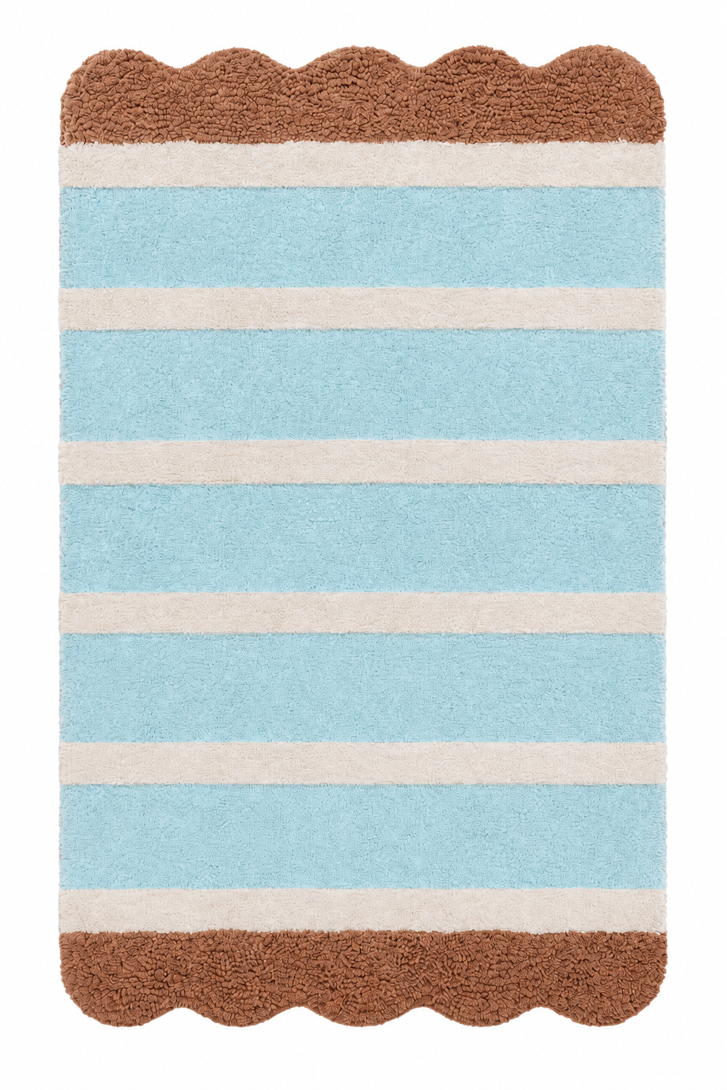 Carnival Coast Scalloped Bath Mat