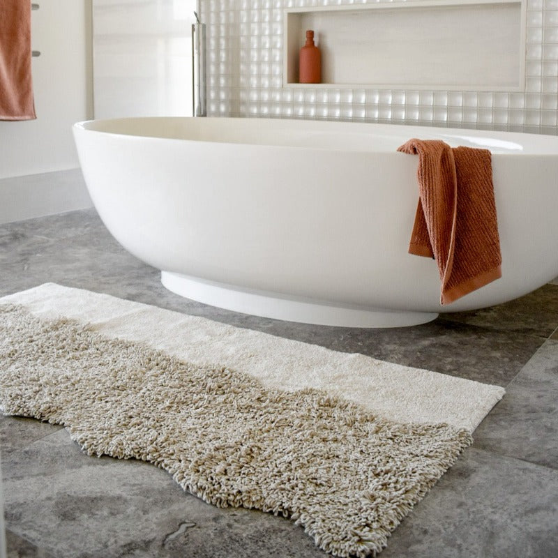 Bath Runner Raspberry Making Waves Bath Runner – Oh Happy Home