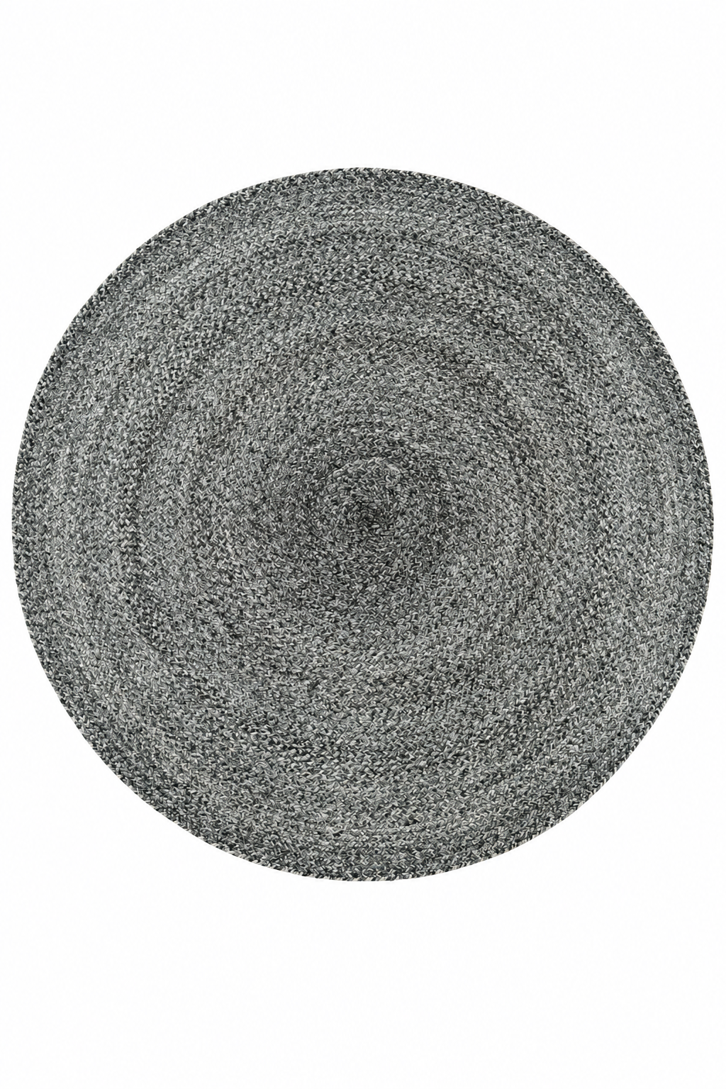 Round Braided Rug - Midnight