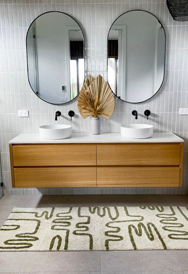 Bath Runner Raspberry Going Places Bath Runner – Oh Happy Home