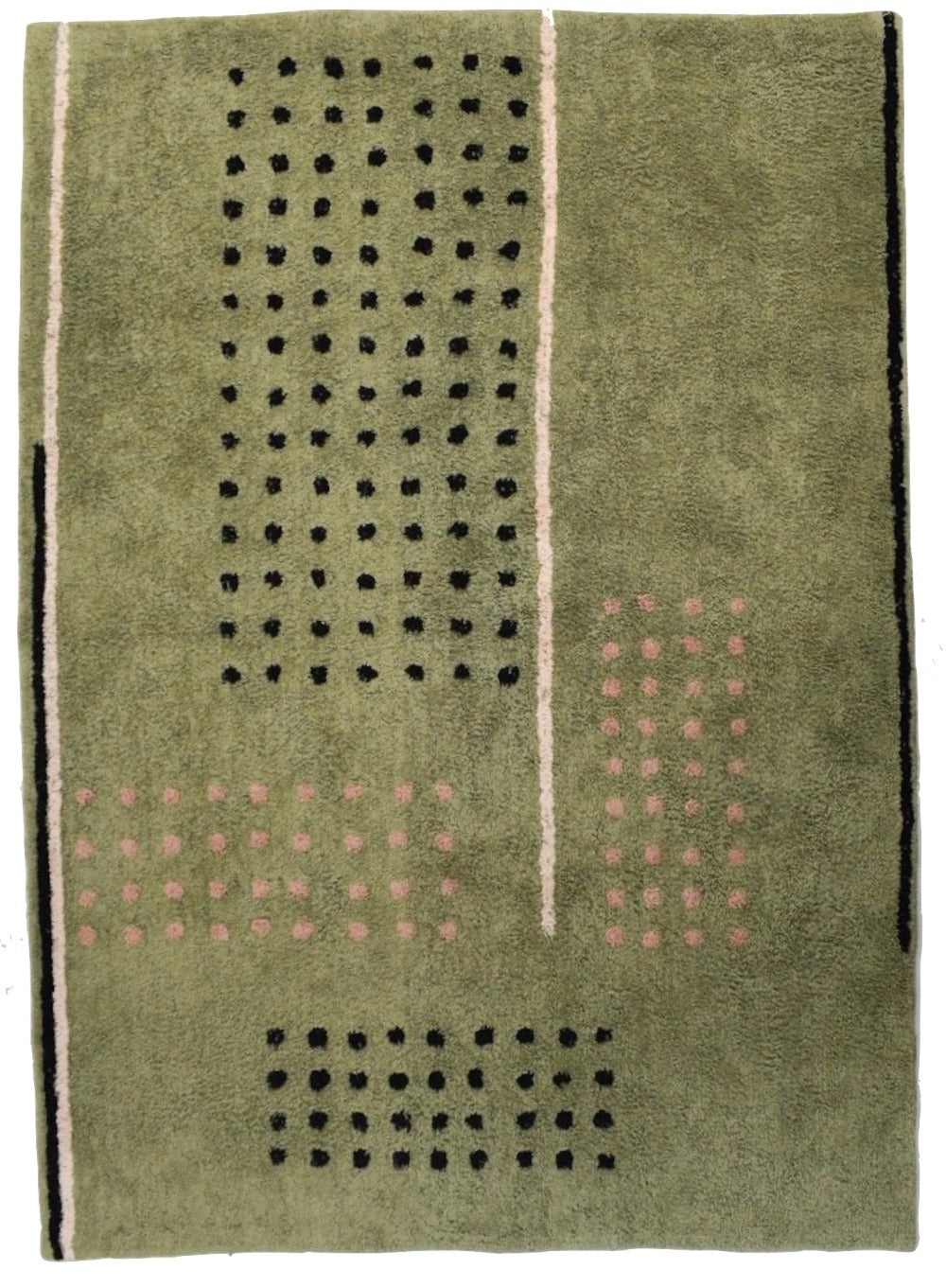 Grid - Green Washable Rug – Oh Happy Home