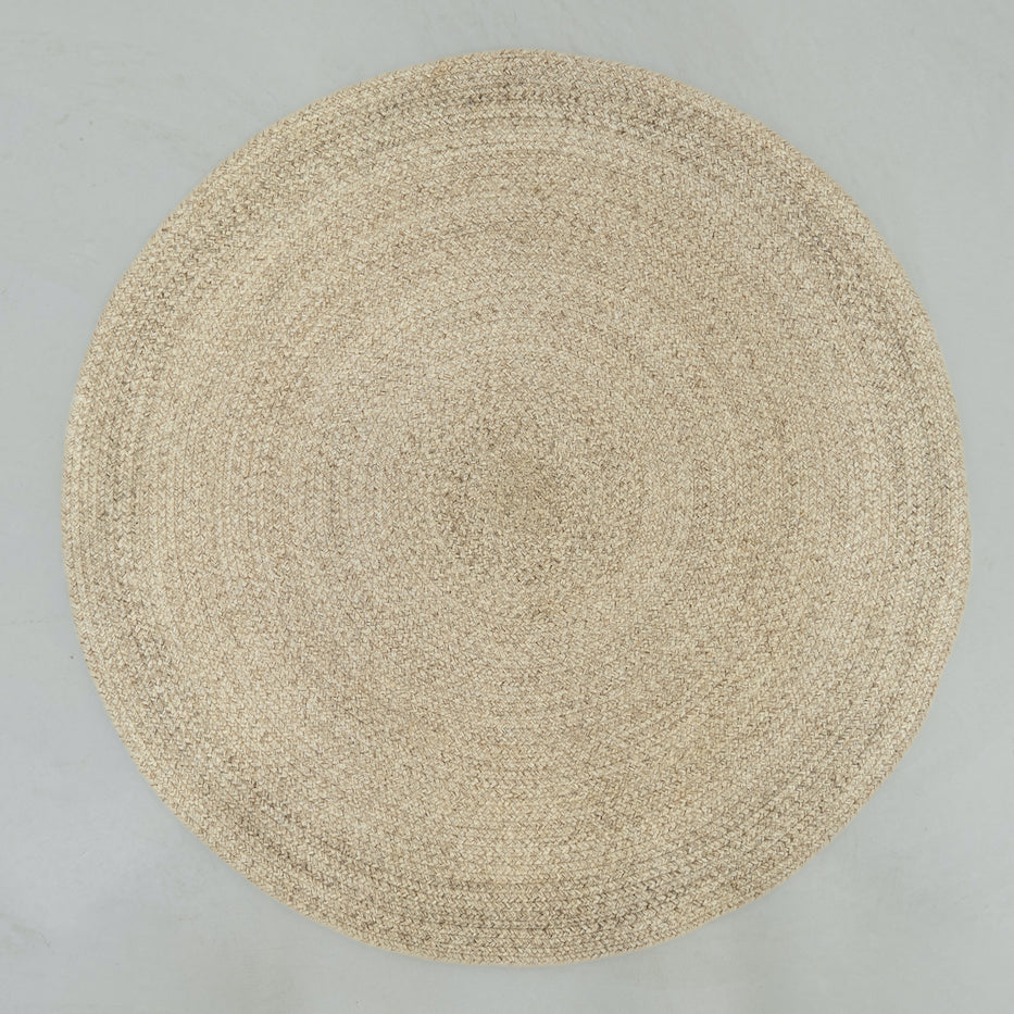 Round Braided Rug - Wheat – Oh Happy Home